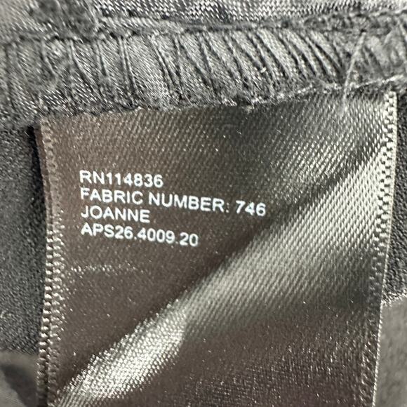 Reiss Joanne Tailored Slim Fit Trousers Career Pants Black Mid Rise Womens US 4 - Picture 13 of 14